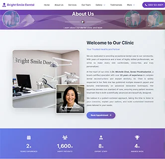 👩‍⚕️ About Us Page
